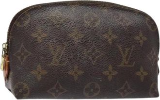 Louis Vuitton Pre-owned Mini Bags, female, Brown, Size: ONE SIZE Pre-owned Canvas Pouch