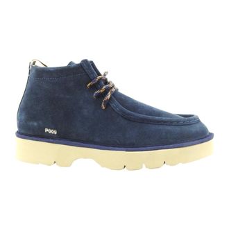 Panchic Schoenen, Heren, Blauw, 43 EU, Leer, P009 Veterlaarzen