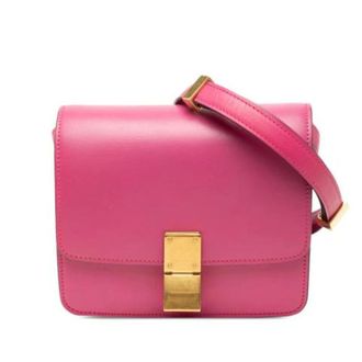 Celine Pre-owned Cross Body Bags, female, Pink, Size: ONE SIZE Pre-owned Vintage Cross Body Bag