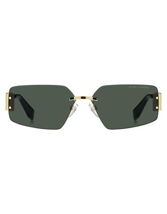 Marc Jacobs Marc Jacobs - Occhiali da sole squadrati unisex color oro/verde