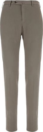 Pantaloni Torino Slim-fit Broeken - Heren - Slim Fit Broeken - Grijs - XL - Katoen - Broeken