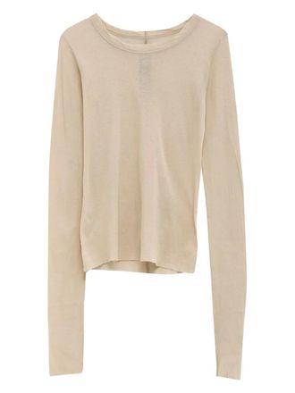 Rick Owens long-sleeve T-shirt - Neutrals