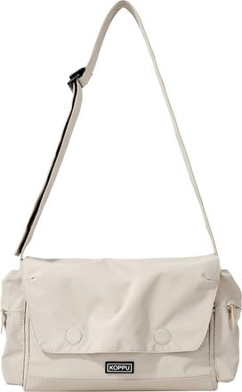 Generic Cymwer Casual Nylon Crossbody Bags Multi-pocket Sports Bag for Women Travel (Beige)