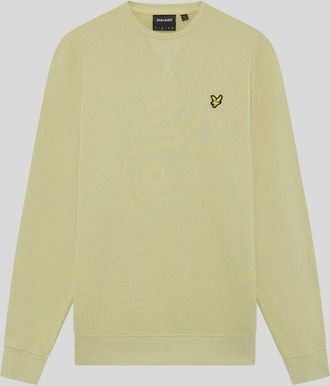 Lyle & Scott Lyle And Scott Mens Cotton Crew Neck Sweatshirt - Yellow - Size: 40
