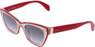 Guess Rode Cat Eye Zonnebril - Dames - Zonnebrillen - Rood - ONE Size - Accessoires