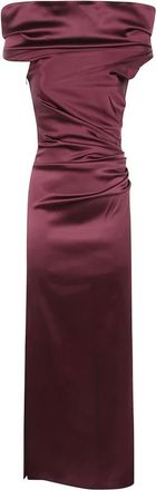 Max Mara Maxi Kleedjes - Dames - Feestkleedjes - Rood - XS - Kleedjes
