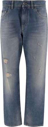 Dolce & Gabbana Blue Mid Rise Jeans