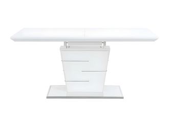 VENTE-UNIQUE.COM Mesa de comedor madera blanco