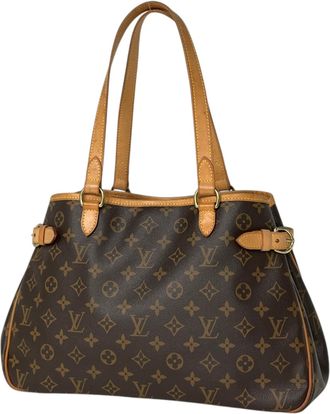 Louis Vuitton Brown Monogram Shoulder Bag Tote Bag (Pre-Owned)
