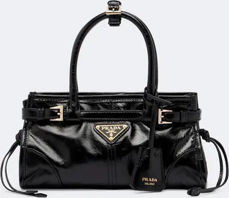 Prada Prada Bonnie Mini leather top-handle bag
