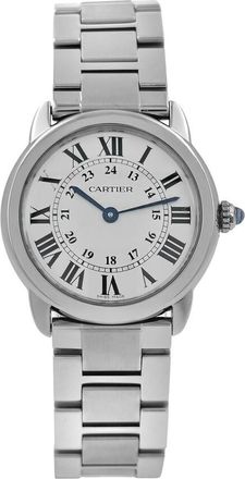 Cartier Pre-owned Cartier Ronde Solo Quartz Silver Dial Ladies Watch W6701004