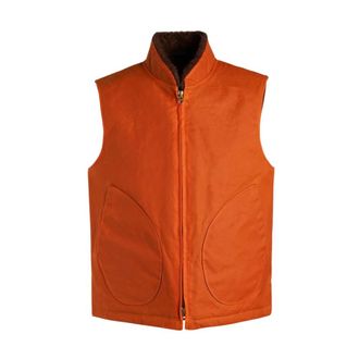 Manifattura Ceccarelli Mountain Vest - Heren - Jassen - Oranje - Maat: 2XS Katoen