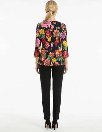 Dolce & Gabbana Womens Multicolor Elastane Pattern Shirt