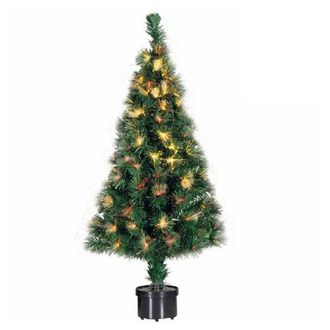 Trade Shop Trade Shop - Albero Di Natale A Fibra Ottica 100 Punte Christmas Tree Luci Natale 90cm Verde