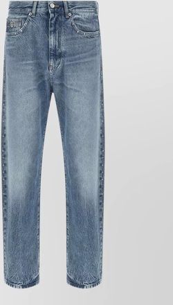 Versace slim jeans trousers belt loops studded design