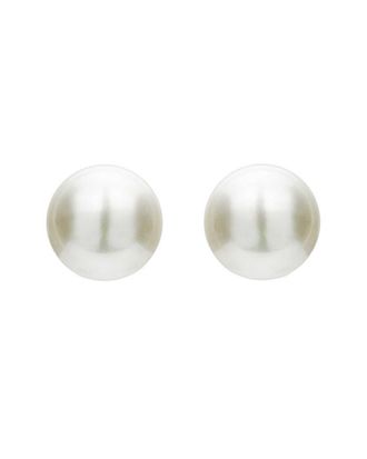 Genevive Silver 5Mm Freshwater Pearl Earrings
