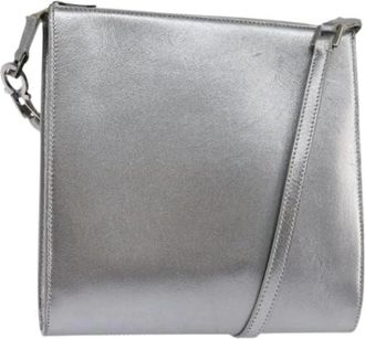 Ferragamo Tweedehands leren schoudertassen - Dames - Vintage Schoudertas - Grijs - ONE Size - Vintage