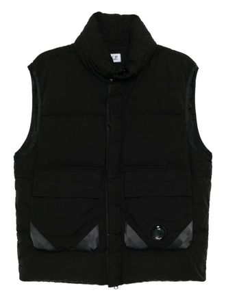C.P. Company pocket padded vest - men - Polyamide/Polyamide - M - Black