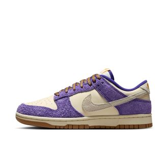 Nike Womens Dunk Low Game Day Shoes in Purple | IV5731-547