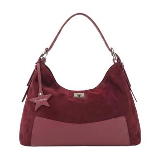 Pierre Cardin Schoudertas - Dames - Schoudertassen - Rood - ONE Size - Leer - Tassen