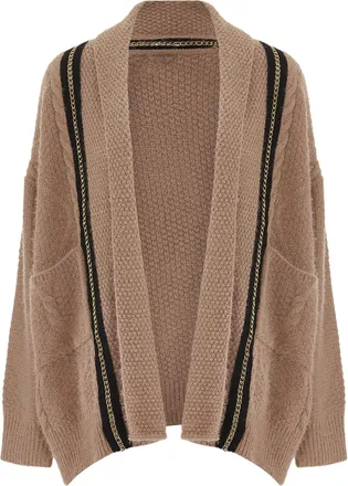Faina Vest Dames donkerroze