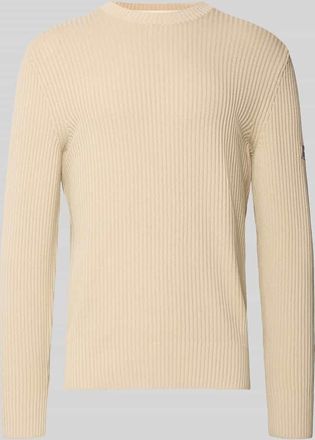Marc O'Polo Regular Fit Strickpullover aus reiner Baumwolle in Beige, Gr&ouml;&szlig;e XXXL