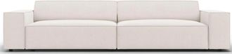 BLOOMINGLOFT 3-Sitzer Designsofa Jodie - Strukturstoff