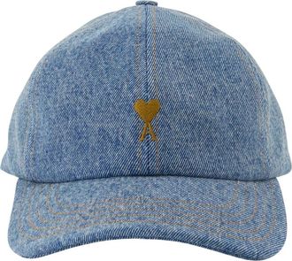 Ami Ami de coeur Cap - unisex - Petten - Blauw - ONE Size - Katoen - Accessoires