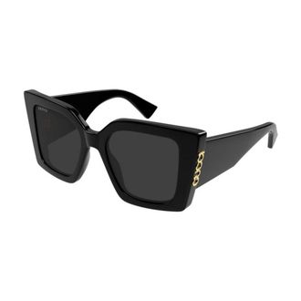 Gucci Butterfly Sunglasses - female - Gucci - Sunglasses - Black - 51 MM - Accessories