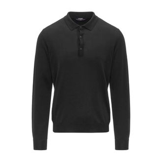 K-Way Polo Shirts, male, Gray, M, Merino wool blend Jumper