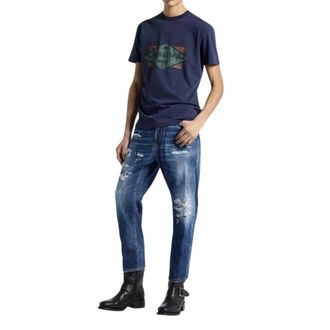 Dsquared2 Jeans, Heren, Blauw, M, Katoen, Bro Loose-fit Jeans