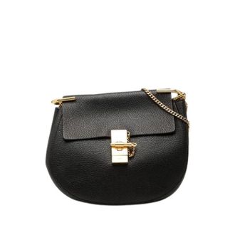 Chlo&eacute; Pre-owned Drew Shoulder Bag - Dames - Pre-owned - Zwart - Maat: ONE Size Zijde