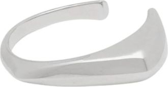 Alexander McQueen Sculpturale Manchetarmband - Dames - Armbanden - Grijs - ONE Size - Accessoires