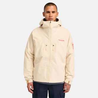 Timberland Mens Timberland Caps Ridge Mobi Flex Tech Waterproof Jacket in Natural