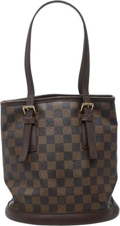 Louis Vuitton Brown Pvc Leather Shoulder Bag Tote Bag (Pre-Owned)