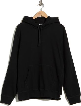 Reigning Champ Midweight Terry Lockup Standard Hoodie in Black at Nordstrom Rack, Size X-Large