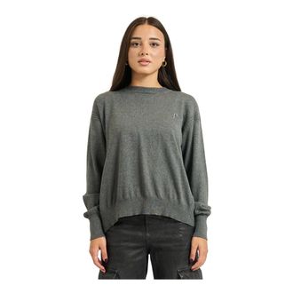 Relish Truien & Vesten, Dames, Grijs, L, Katoen, Trui met ronde hals