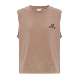 The Upside Sleeveless Tops, female, Brown, Size: S Dawson Tank