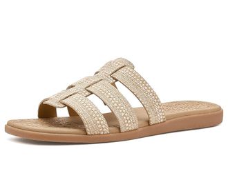 Blowfish Jellyfish Slide Sandals Womens Sandals Natural Raffia : 6.5 M, Canvas/Faux Leather