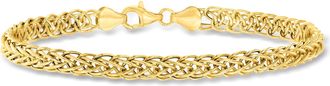 Ross-Simons 18kt Yellow Gold Wheat-Link Bracelet
