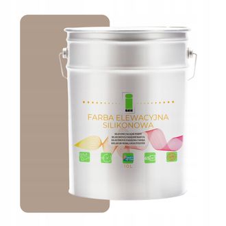 OEM Pintura De Silicona Para Fachadas, Color Beige Perlado, Tono Beige, 10 L