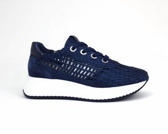 Softwaves Womens Alaina Raffia Shoes In Navy