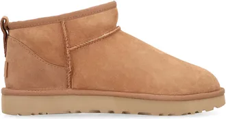 UGG Womens Classic Ultra Mini Ankle Boots Brown