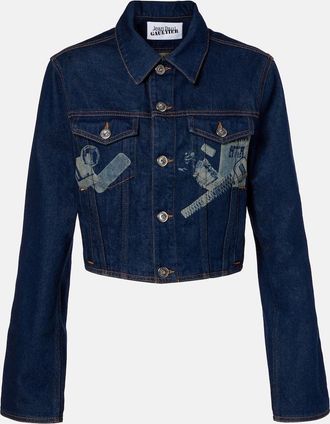 Jean Paul Gaultier Giacca di jeans cropped