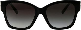 Tiffany & Co. Square Oversized Zonnebrillen - unisex - Accessoires - Zwart - Maat: 54 MM Polyamide