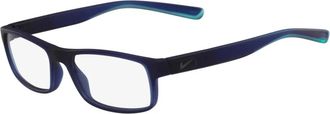 Nike Mat Navy Photo Blue Brillenmontuur - unisex - Brillen - Blauw - 53 MM - Accessoires