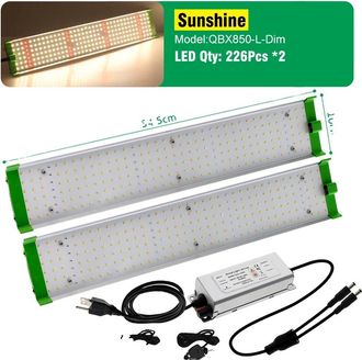 OEM L&aacute;mpara Led De Cultivo, Espectro Completo, Alto Brillo, Qbx850-l-dim