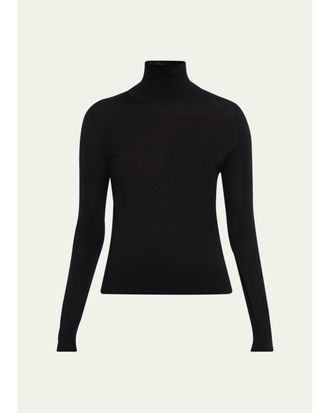 Nili Lotan Larkin Merino Wool Turtleneck Sweater