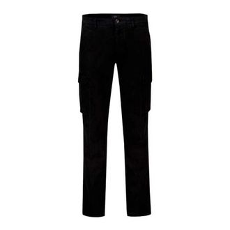 40weft 40Weft, Heren, Broeken, Zwart, Maat: XL Leer