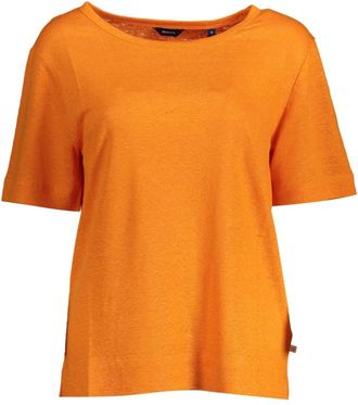 GANT Dames, Tops, Oranje, Maat: S Linnen